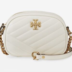 Tory Burch Kira Camera Cream Quilted Crossbody Bag NEVER WORN W TAGS